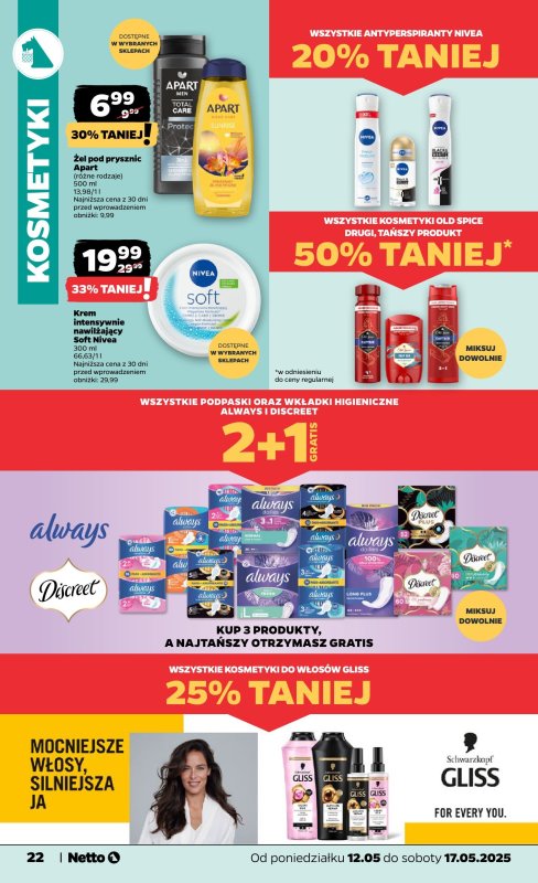 Netto - gazetka promocyjna Gazetka Spożywcza od poniedziałku 12.05 do soboty 17.05 - strona 22