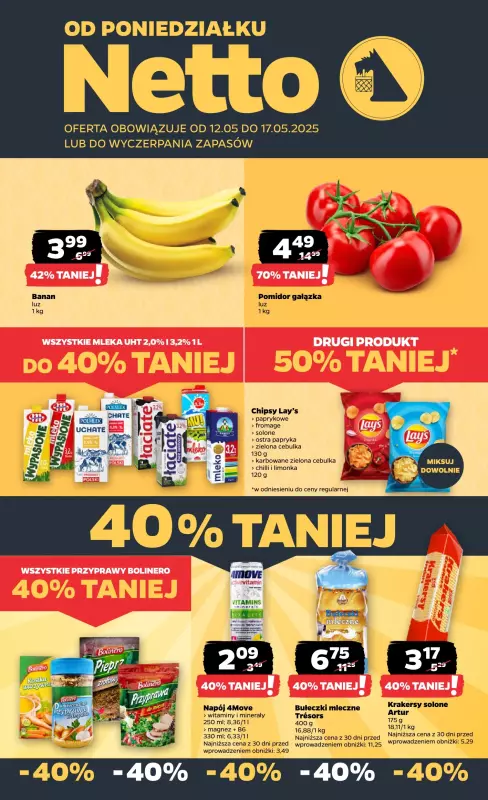 Netto - gazetka promocyjna Gazetka Spożywcza  