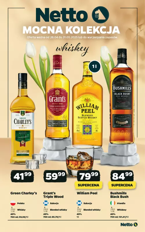 Netto - gazetka promocyjna Kolekcja whisky w Netto!  