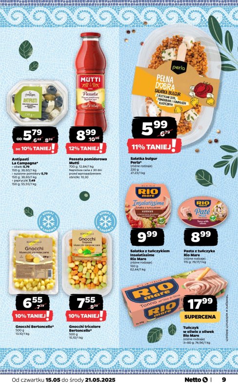 Netto - gazetka promocyjna Gazetka Spożywcza od czwartku 15.05 do środy 21.05 - strona 9