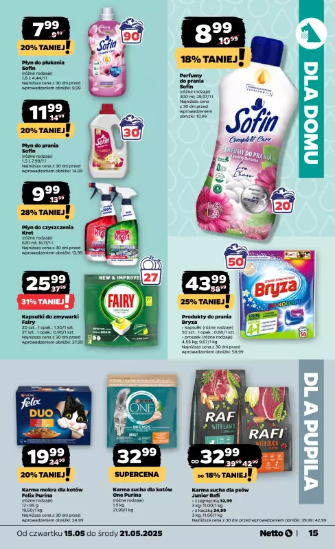 Netto - gazetka promocyjna Gazetka Spożywcza od czwartku 15.05 do środy 21.05 - strona 15