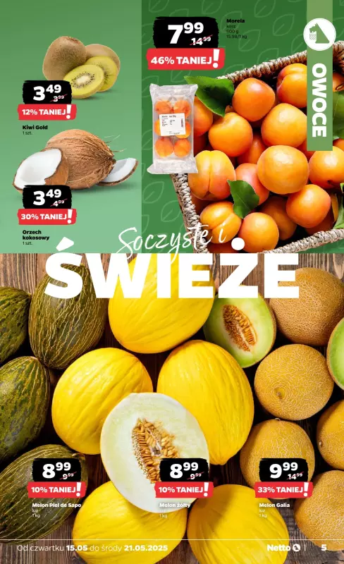 Netto - gazetka promocyjna Gazetka Spożywcza od czwartku 15.05 do środy 21.05 - strona 5