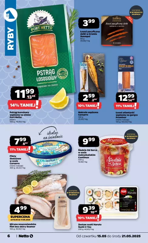 Netto - gazetka promocyjna Gazetka Spożywcza od czwartku 15.05 do środy 21.05 - strona 6