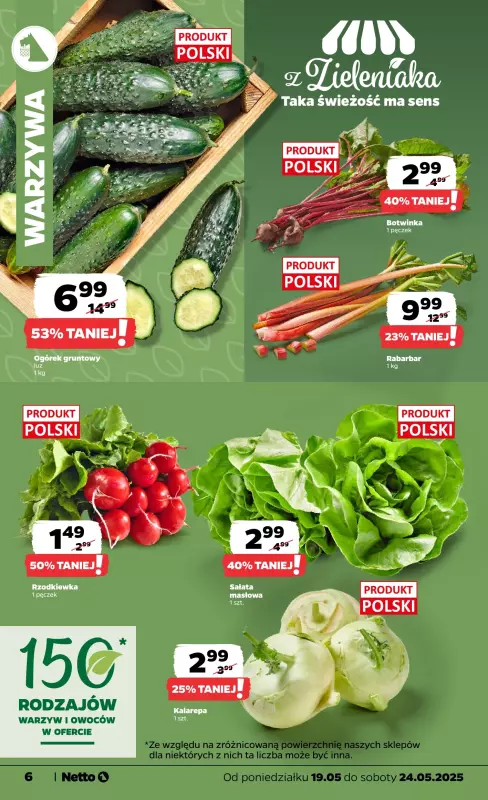 Netto - gazetka promocyjna Gazetka Spożywcza od poniedziałku 19.05 do soboty 24.05 - strona 6