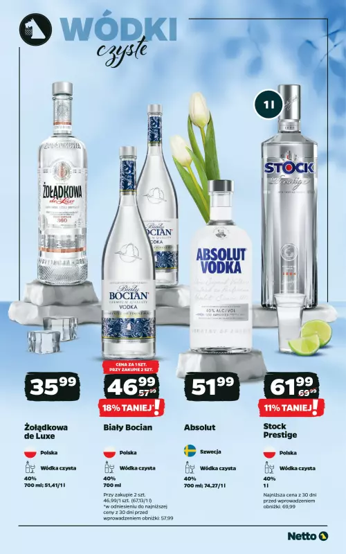 Netto - gazetka promocyjna Mocna Kolekcja - wódki czyste   - strona 2