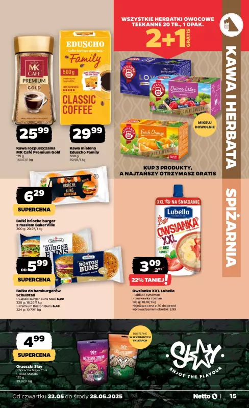Netto - gazetka promocyjna Gazetka Spożywcza od czwartku 22.05 do środy 28.05 - strona 15
