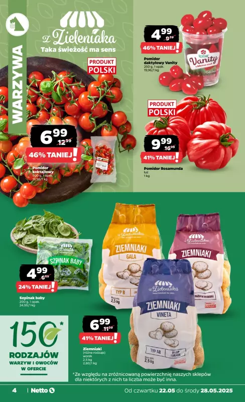 Netto - gazetka promocyjna Gazetka Spożywcza od czwartku 22.05 do środy 28.05 - strona 4