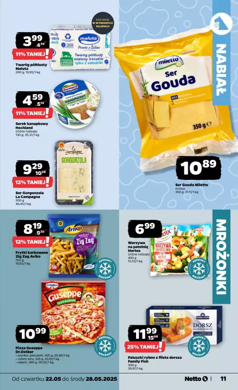 Netto - gazetka promocyjna Gazetka Spożywcza od czwartku 22.05 do środy 28.05 - strona 11