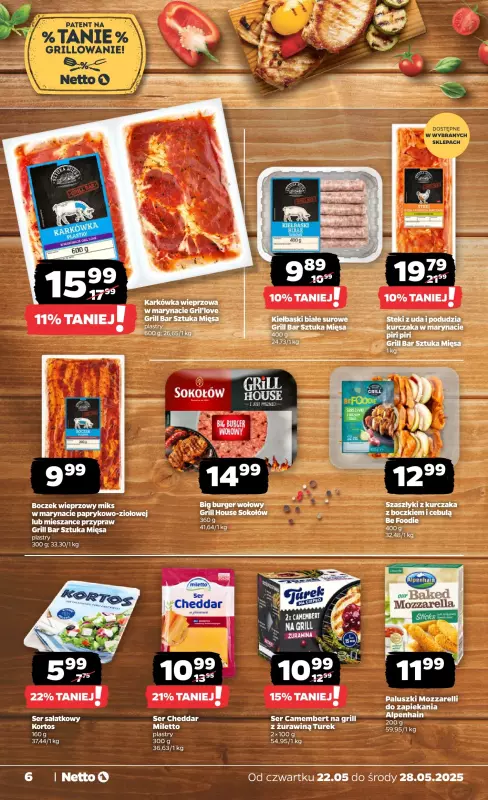 Netto - gazetka promocyjna Gazetka Spożywcza od czwartku 22.05 do środy 28.05 - strona 6