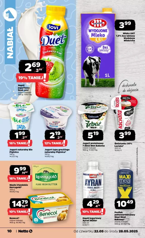 Netto - gazetka promocyjna Gazetka Spożywcza od czwartku 22.05 do środy 28.05 - strona 10