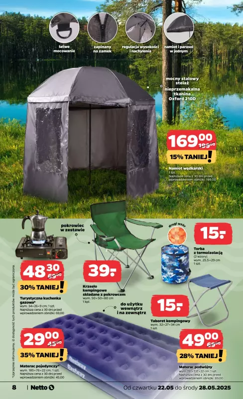 Netto - gazetka promocyjna Gazetka Non Food od czwartku 22.05 do środy 28.05 - strona 8