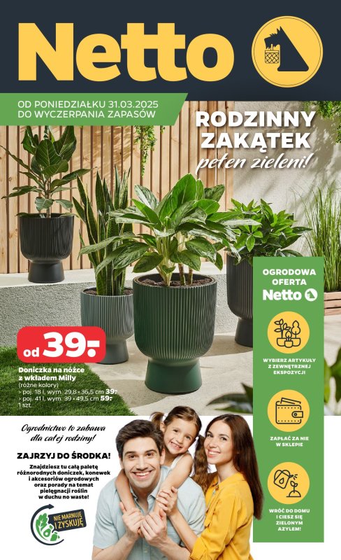 Netto - gazetka promocyjna Katalog Ogród od poniedziałku 31.03 do soboty 31.05