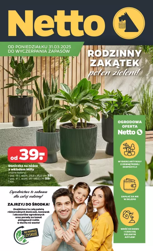 Netto - gazetka promocyjna Katalog Ogród od poniedziałku 31.03 do soboty 31.05