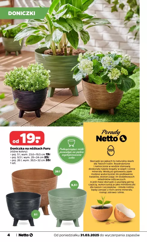 Netto - gazetka promocyjna Katalog Ogród od poniedziałku 31.03 do soboty 31.05 - strona 4