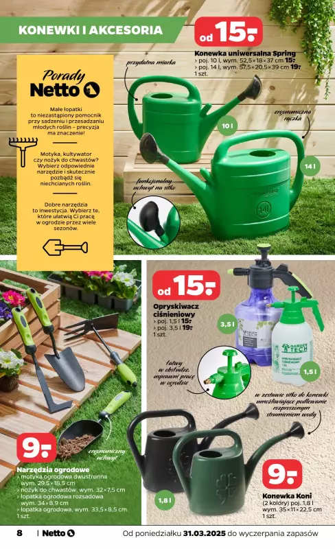 Netto - gazetka promocyjna Katalog Ogród od poniedziałku 31.03 do soboty 31.05 - strona 8