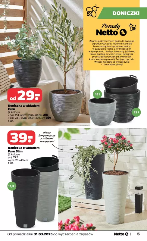 Netto - gazetka promocyjna Katalog Ogród od poniedziałku 31.03 do soboty 31.05 - strona 5