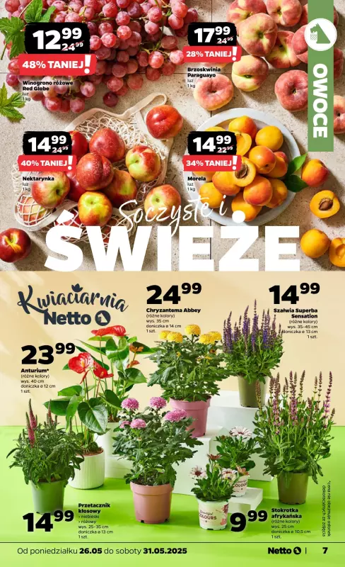 Netto - gazetka promocyjna Gazetka Spożywcza od poniedziałku 26.05 do soboty 31.05 - strona 7