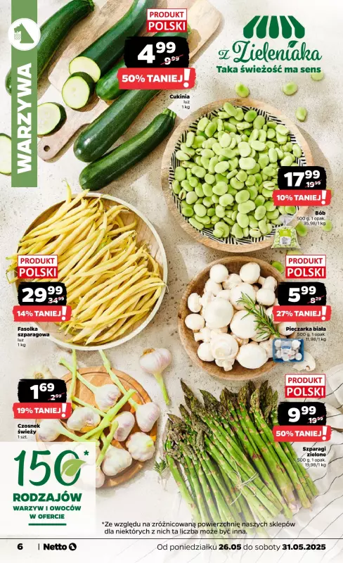 Netto - gazetka promocyjna Gazetka Spożywcza od poniedziałku 26.05 do soboty 31.05 - strona 6