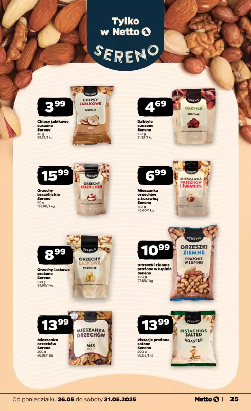 Netto - gazetka promocyjna Gazetka Spożywcza od poniedziałku 26.05 do soboty 31.05 - strona 25