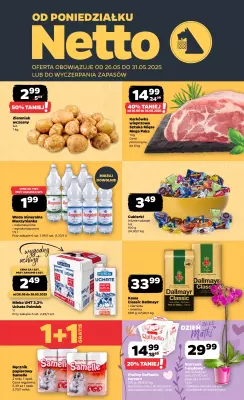 Netto - gazetka promocyjna Gazetka Spożywcza od poniedziałku 26.05 do soboty 31.05