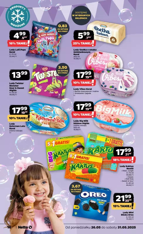 Netto - gazetka promocyjna Gazetka Spożywcza od poniedziałku 26.05 do soboty 31.05 - strona 16