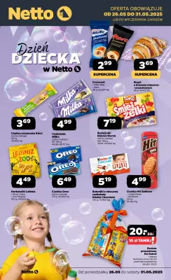 Netto - gazetka promocyjna Dzień Dziecka w Netto! od poniedziałku 26.05 do środy 28.05