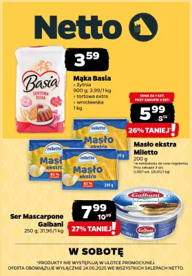 Netto - gazetka promocyjna TYLKO DZIŚ od soboty 24.05 do soboty 24.05