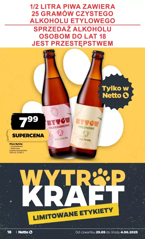 Netto - gazetka promocyjna Gazetka Spożywcza od czwartku 29.05 do środy 04.06 - strona 18