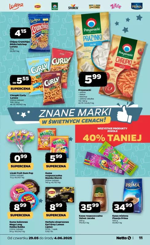Netto - gazetka promocyjna Gazetka Spożywcza od czwartku 29.05 do środy 04.06 - strona 11