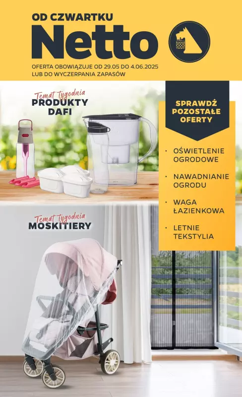 Netto - gazetka promocyjna Gazetka Non Food od czwartku 29.05 do środy 04.06
