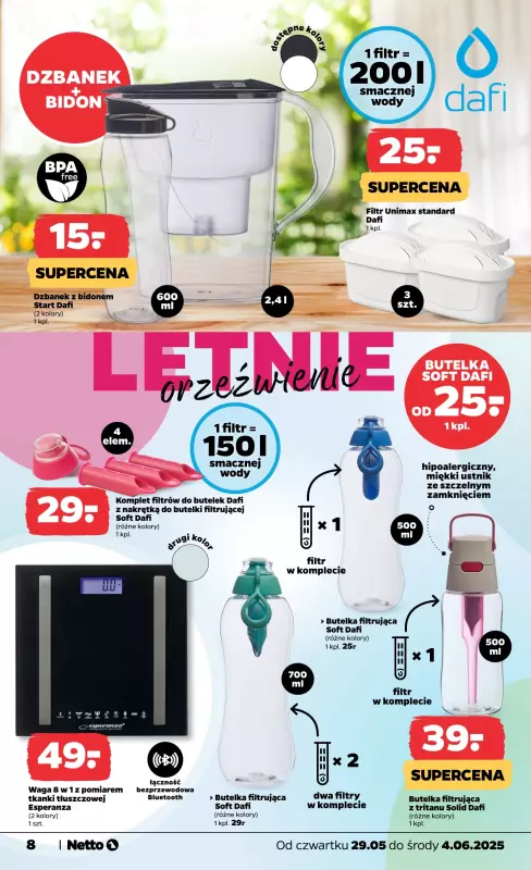 Netto - gazetka promocyjna Gazetka Non Food od czwartku 29.05 do środy 04.06 - strona 8