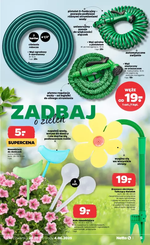 Netto - gazetka promocyjna Gazetka Non Food od czwartku 29.05 do środy 04.06 - strona 5