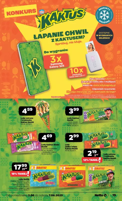 Netto - gazetka promocyjna Gazetka Spożywcza od poniedziałku 02.06 do soboty 07.06 - strona 19