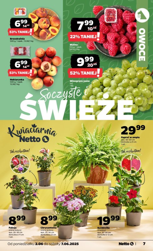Netto - gazetka promocyjna Gazetka Spożywcza od poniedziałku 02.06 do soboty 07.06 - strona 7