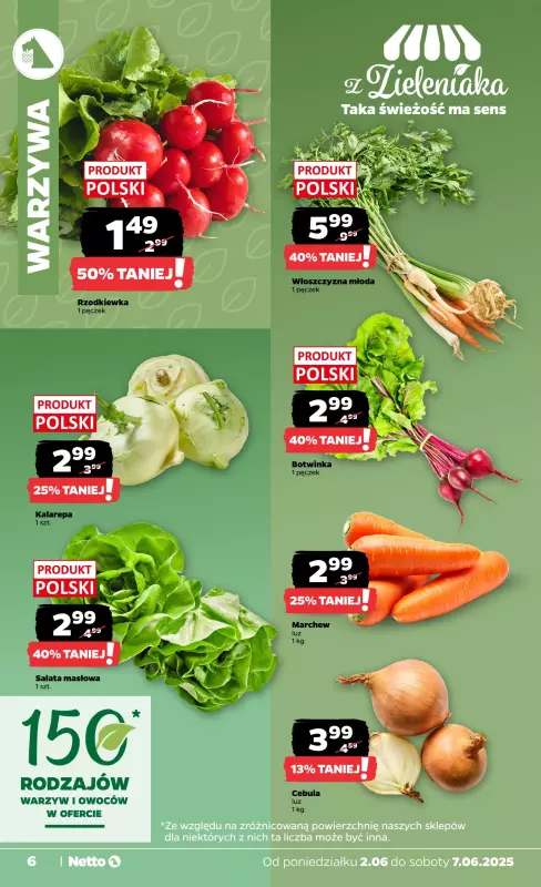 Netto - gazetka promocyjna Gazetka Spożywcza od poniedziałku 02.06 do soboty 07.06 - strona 6