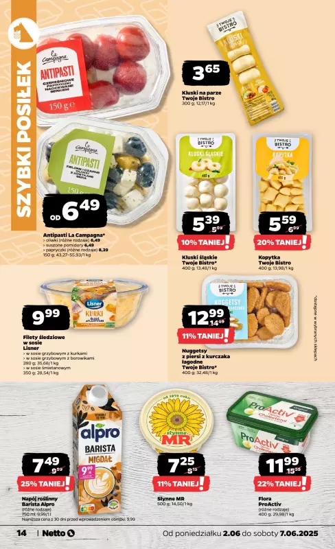 Netto - gazetka promocyjna Gazetka Spożywcza od poniedziałku 02.06 do soboty 07.06 - strona 14