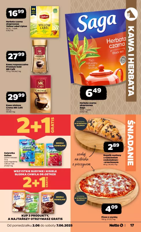 Netto - gazetka promocyjna Gazetka Spożywcza od poniedziałku 02.06 do soboty 07.06 - strona 17