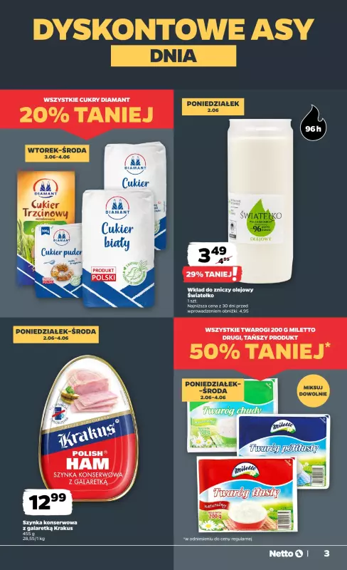 Netto - gazetka promocyjna Gazetka Spożywcza od poniedziałku 02.06 do soboty 07.06 - strona 3