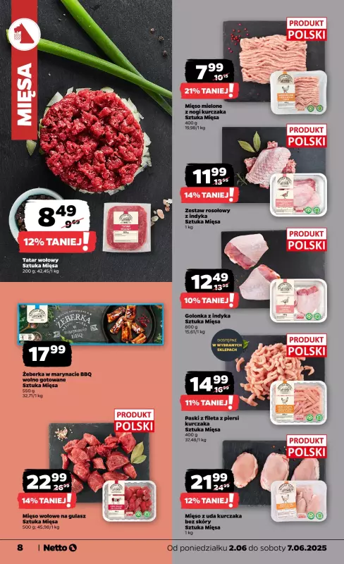 Netto - gazetka promocyjna Gazetka Spożywcza od poniedziałku 02.06 do soboty 07.06 - strona 8