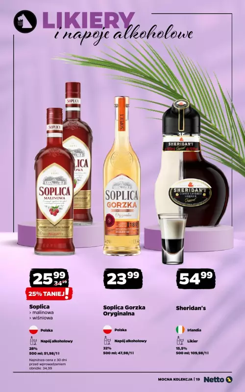 Netto - gazetka promocyjna Mocna Kolekcja od niedzieli 01.06 do poniedziałku 30.06 - strona 19