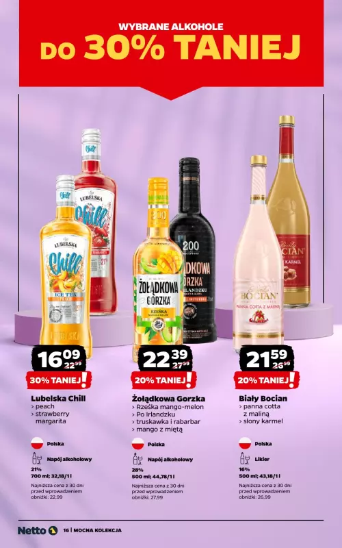 Netto - gazetka promocyjna Mocna Kolekcja od niedzieli 01.06 do poniedziałku 30.06 - strona 16