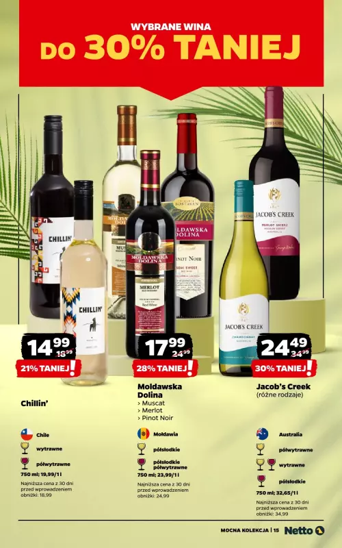 Netto - gazetka promocyjna Mocna Kolekcja od niedzieli 01.06 do poniedziałku 30.06 - strona 15
