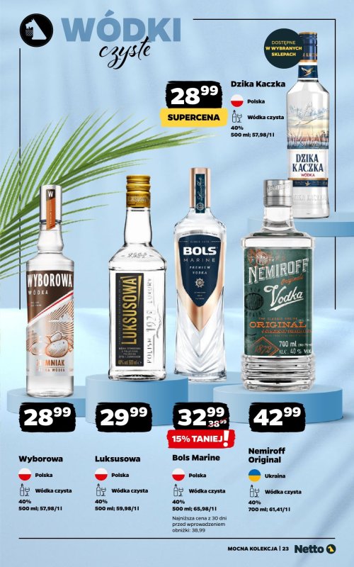 Netto - gazetka promocyjna Mocna Kolekcja od niedzieli 01.06 do poniedziałku 30.06 - strona 23