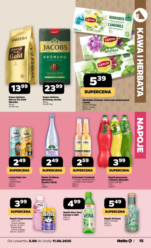 Netto - gazetka promocyjna Gazetka Spożywcza od czwartku 05.06 do środy 11.06 - strona 15