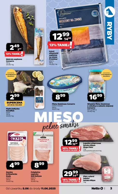 Netto - gazetka promocyjna Gazetka Spożywcza od czwartku 05.06 do środy 11.06 - strona 3