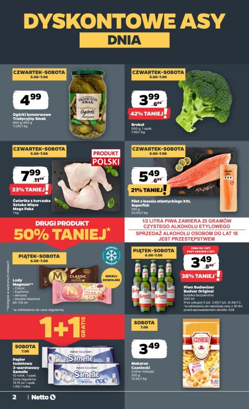 Netto - gazetka promocyjna Gazetka Spożywcza od czwartku 05.06 do środy 11.06 - strona 2
