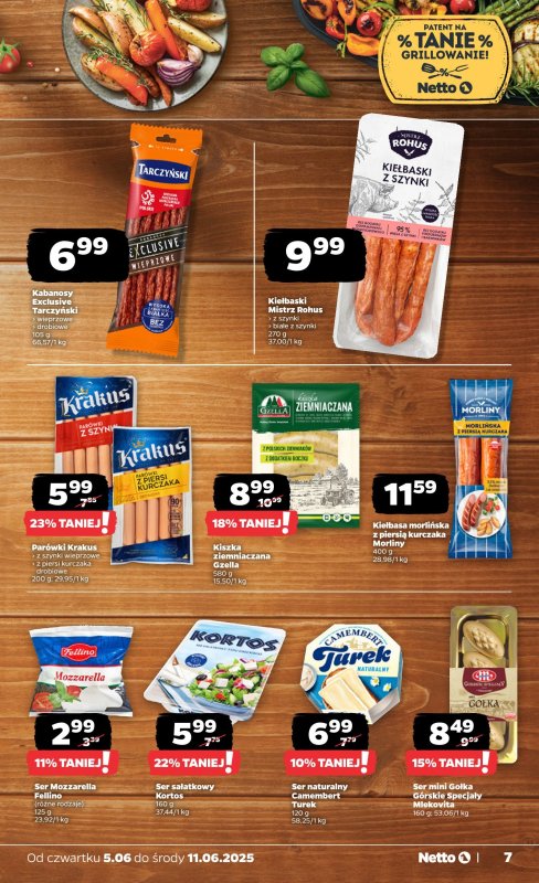 Netto - gazetka promocyjna Gazetka Spożywcza od czwartku 05.06 do środy 11.06 - strona 7