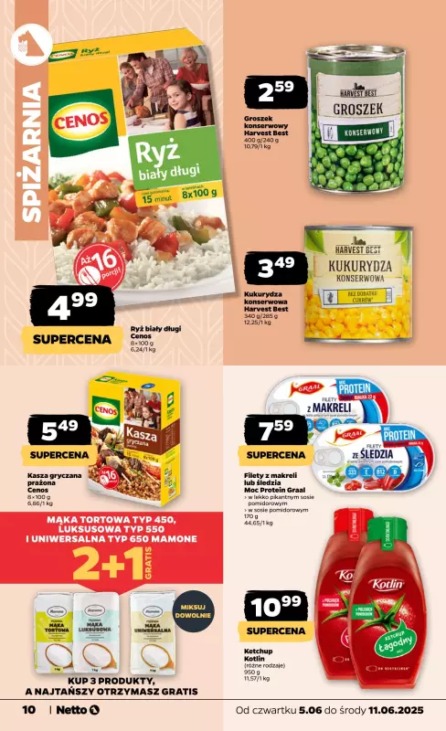 Netto - gazetka promocyjna Gazetka Spożywcza od czwartku 05.06 do środy 11.06 - strona 10