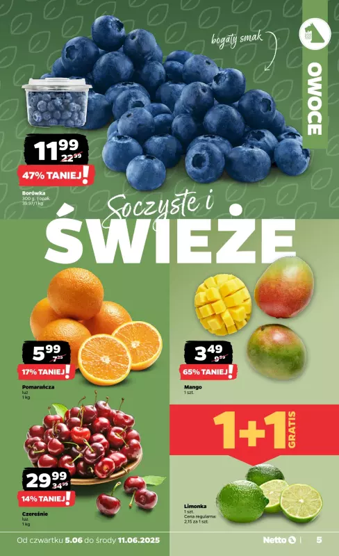 Netto - gazetka promocyjna Gazetka Spożywcza od czwartku 05.06 do środy 11.06 - strona 5