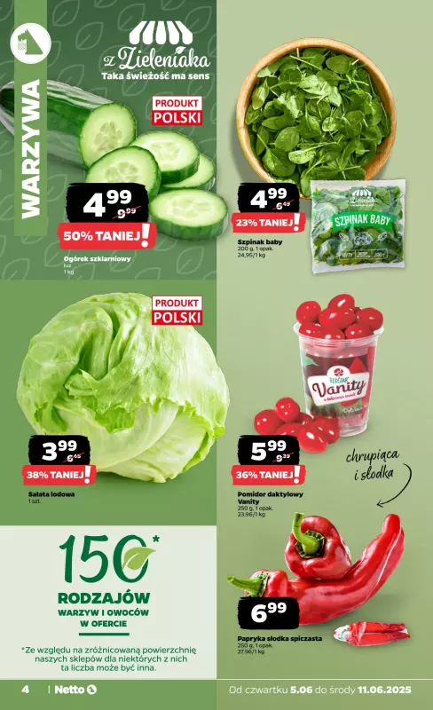 Netto - gazetka promocyjna Gazetka Spożywcza od czwartku 05.06 do środy 11.06 - strona 4